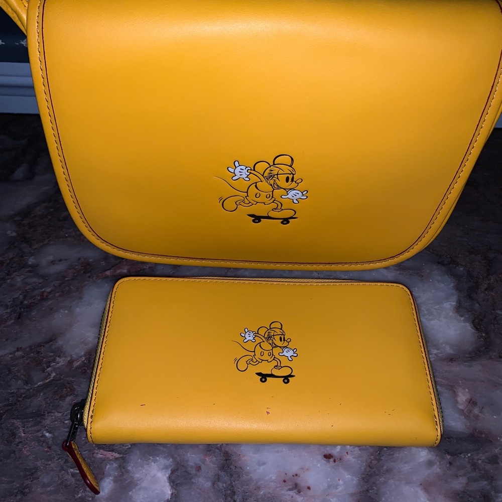 Disney Coach X shoulder bag and wallet